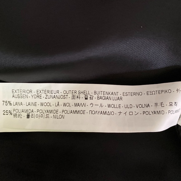 ZARA short, black wrap coat - Picture 6 of 8